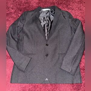 H&M Boys Black Suit Blazer Classic Formal Wedding Church Size 9-10